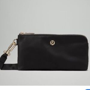 NWT Curved Lululemon Wristled Black with Gold Hardware